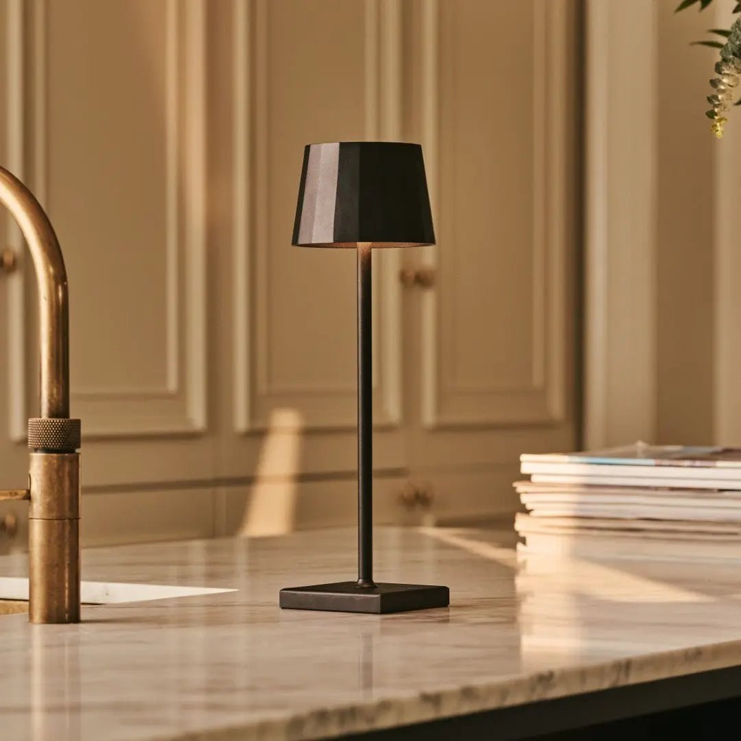 William Black Rechargeable Table Lamp | 120-Hour Battery & Dimmable