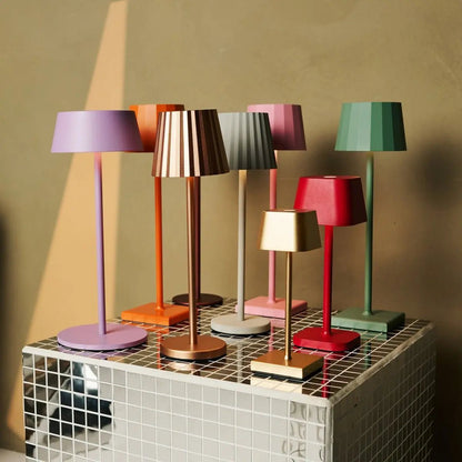 Yannick Black Cordless Table Lamp | Modern, Battery-Powered & Sustainable Design
