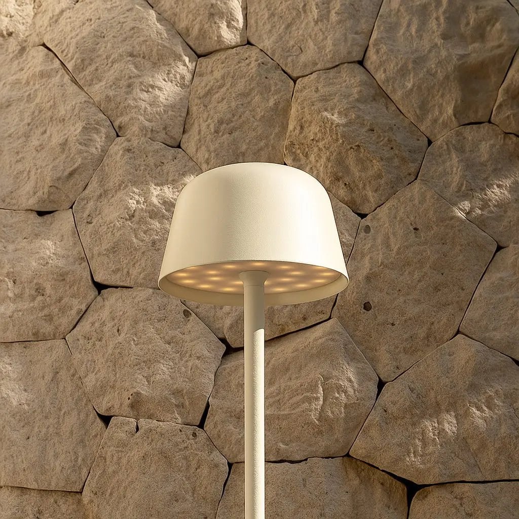 Rechargeable Table Lamp - Cordless Vanilla Light with Touch Dimming