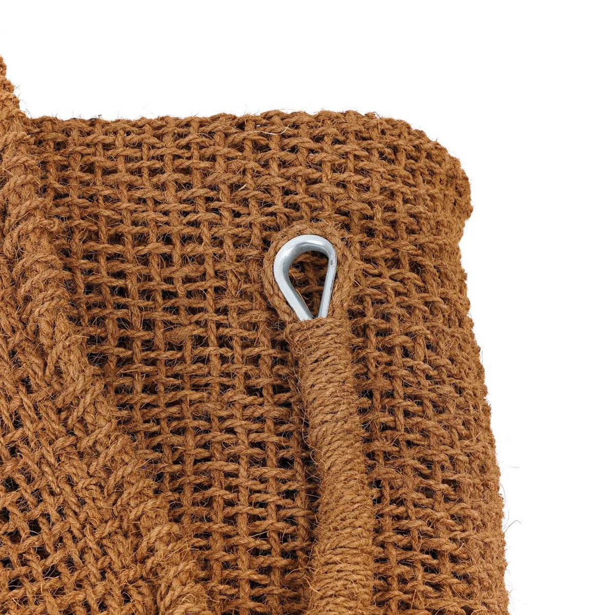 Coconut Husk Sun Umbrella - Triangular Shade, Natural, 350x350
