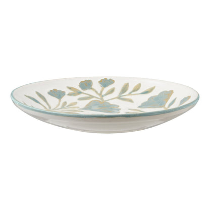 Ceramic Serving Tray - White Decorative Tray, 35.5 cm