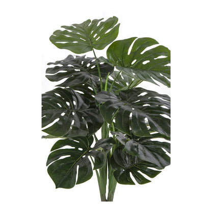 Monstera - Green, PE Plastic/Polyester/Wire/Cement, 17x18x90 cm