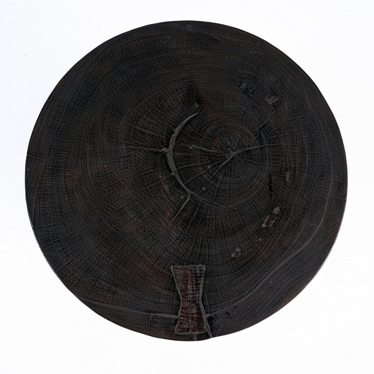 The Hourglass Side Table - Dark Walnut