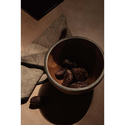 Linen Napkin - Natural Black - 45x45