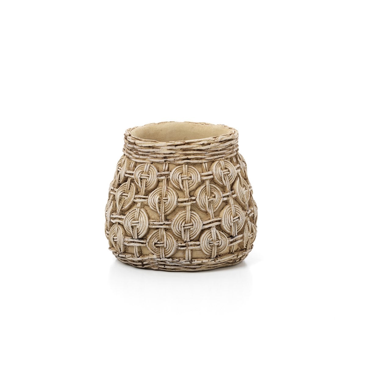 Concrete Planter - Knot Design, Medium Size