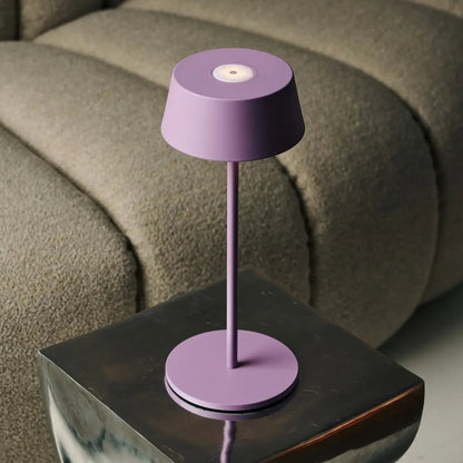 Cordless Table Lamp – Violet Rechargeable Dimmable LED Lamp