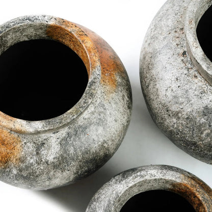 Antique Grey Vase - Small Funky Nordic-Style Accent Piece