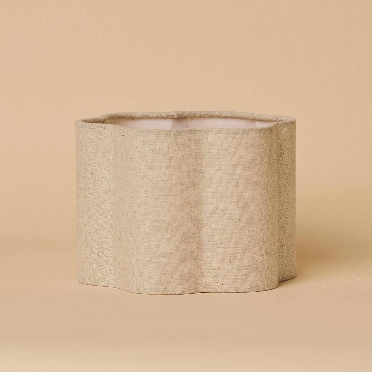 Bianca Dark Brown Rechargeable Table Lamp | Stylish, Functional & Linen Blend
