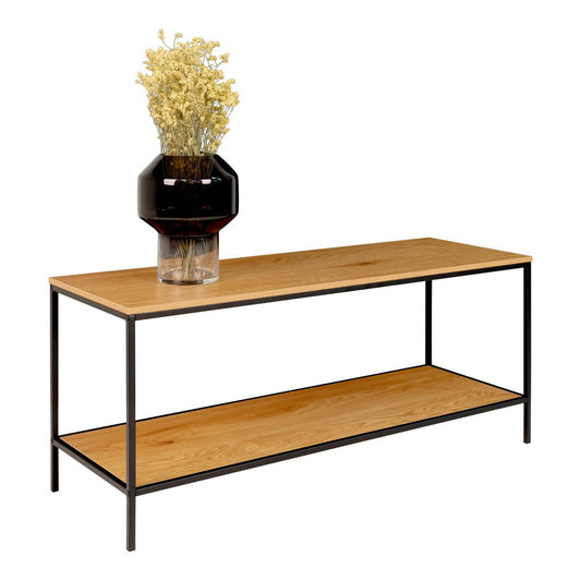 Vita Standa pod TV - wygląd dębowy, stal, 100x36x45cm