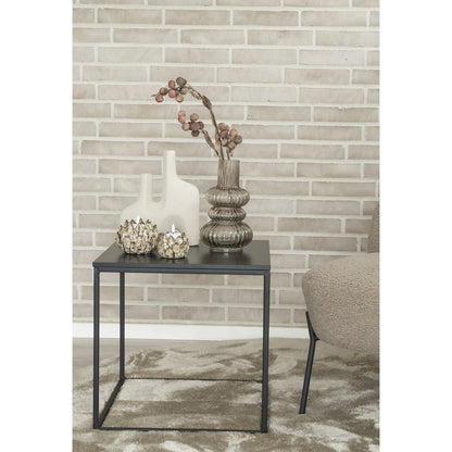Ceramic Vase - Sand Finish, Modern Interconnected Design, 27cm
