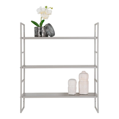 Beja Shelves - Cool Grey, Steel, 48x17x55 cm