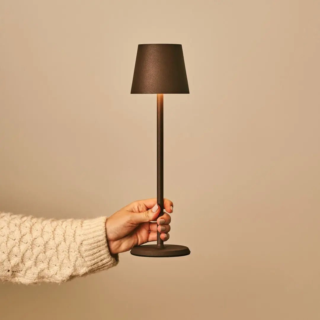 Ampère à Sans Fil Jasper Mocha Brown | 3 Stages de Lumière et Réglable