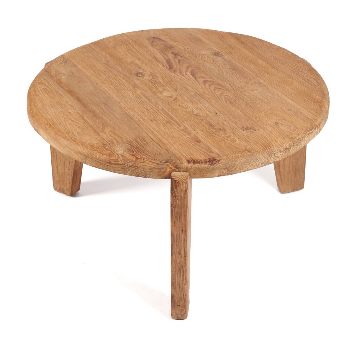 Reclaimed Teak Coffee Table – Wabi Sabi Rustic Style, Large