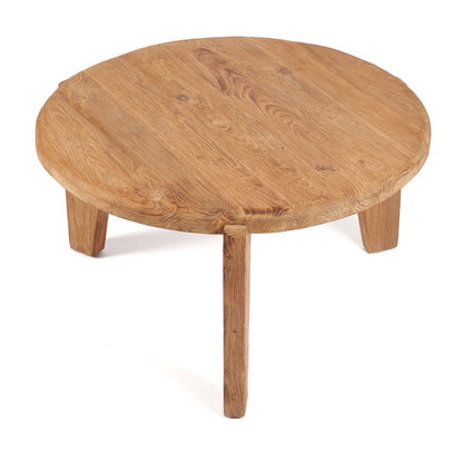 Reclaimed Teak Coffee Table – Wabi Sabi Rustic Style, Large