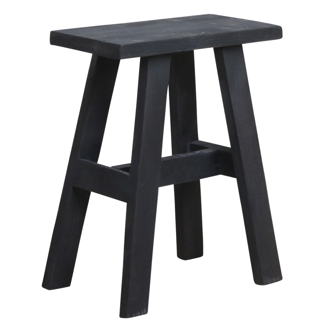 Black 'bus stop' bench medium