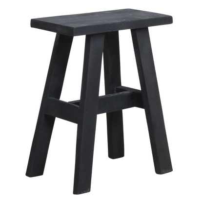Black 'bus stop' bench medium