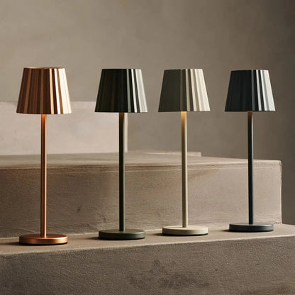 Combi Set Professional | 8 x May Stone Grey Rechargeable Table Lamps & 1 x Central Station Charging Station