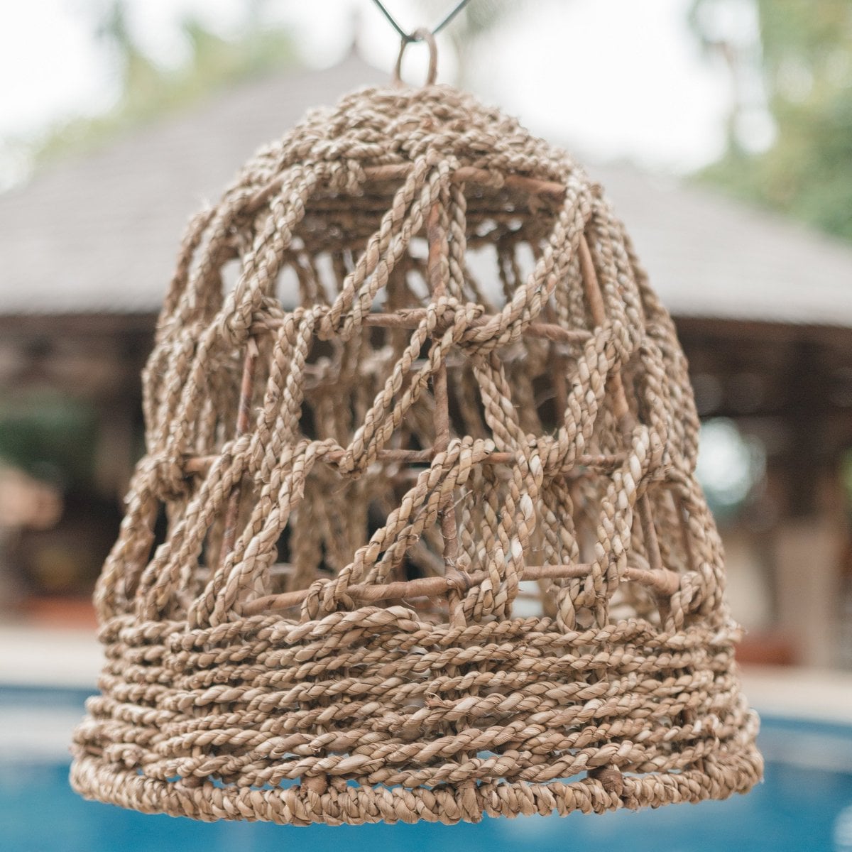 Seagrass Lampshade - Natural Woven Lamp Shade for Ambient Lighting