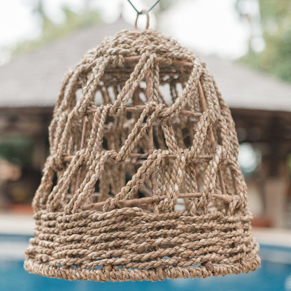 Seagrass Lampshade - Natural Woven Lamp Shade for Ambient Lighting