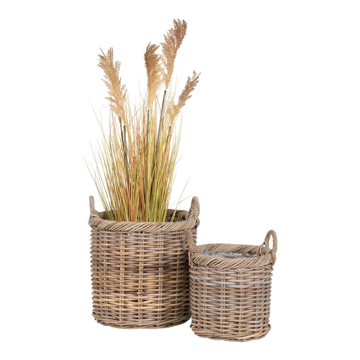 Gili Baskets - Natural, Kubu Rattan - Set of 2