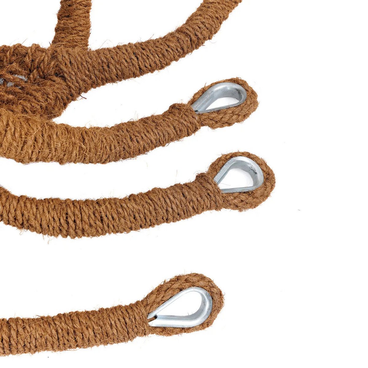 Coconut Fiber Sun Umbrella - Rectangular Shade, Natural, 500x300