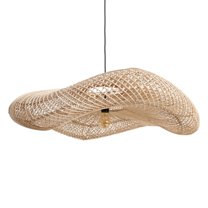 Wave hanging lamp Naturel XL