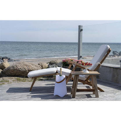 Teak Bench - Natural Wood Accent