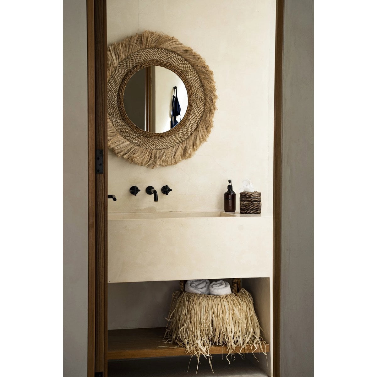 The Capri Mirror - Natural - L