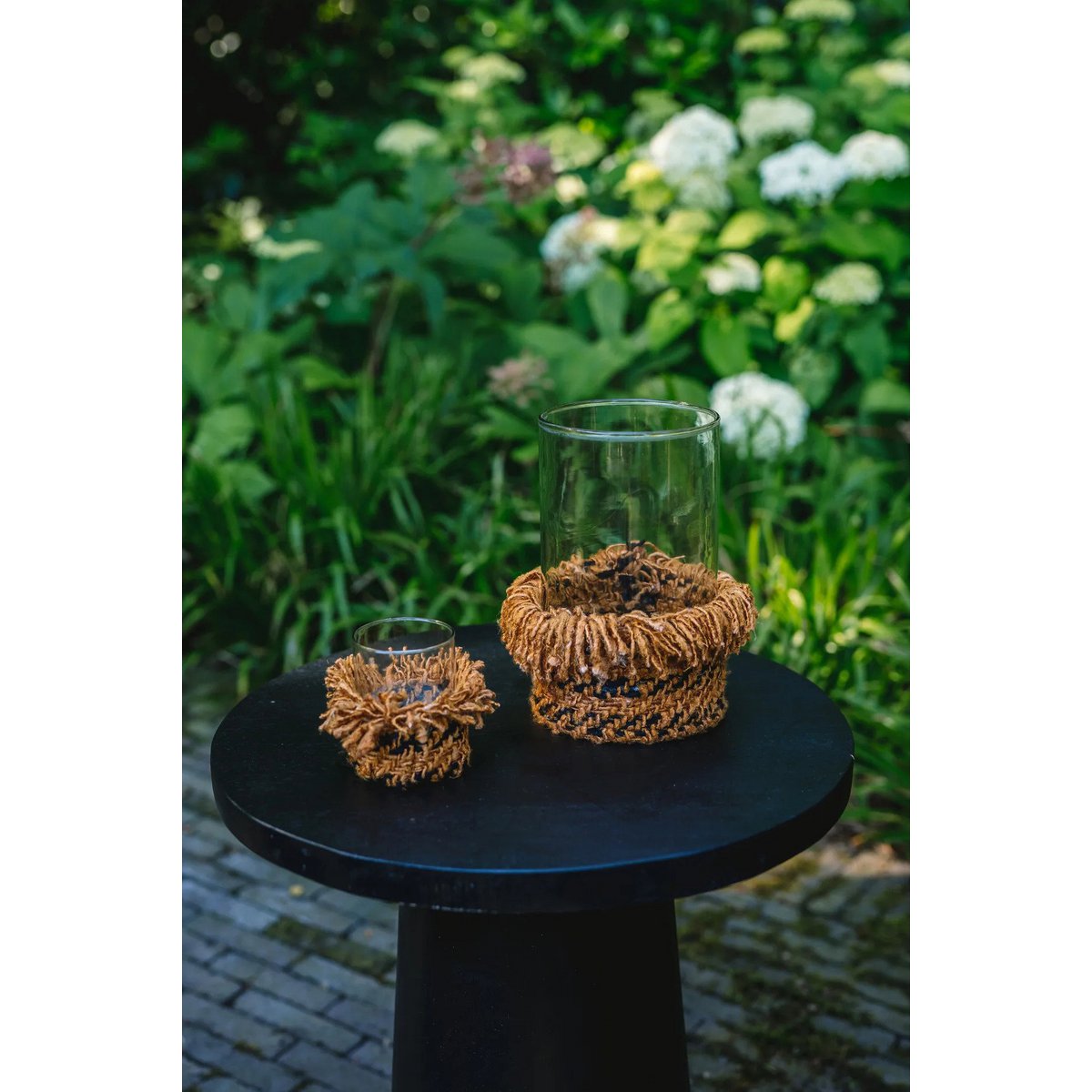 XXL Candle Holder Negro Canela
