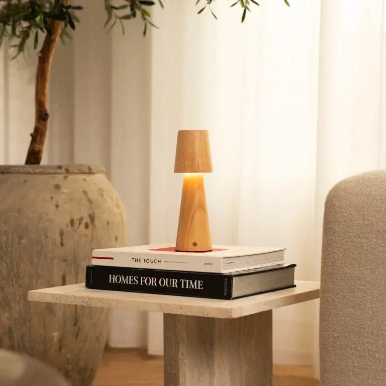 Lucas Rechargeable Table Lamp | Dimmable, Cordless & Up to 100 Hours of Battery Life