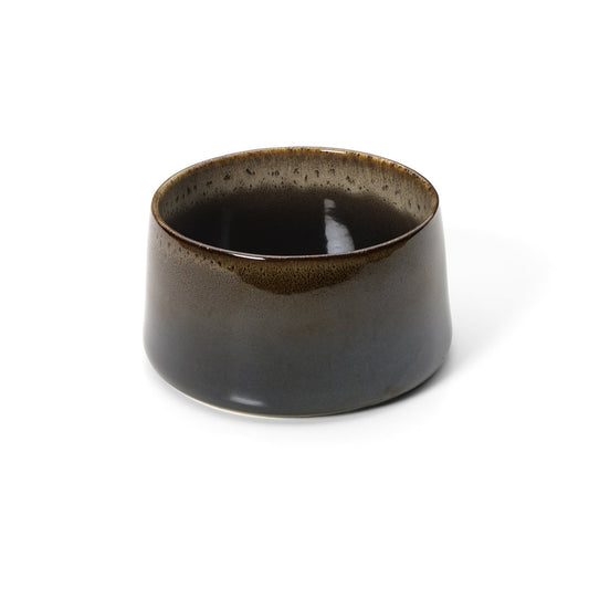 Kyoto Bowl - Grande assiette en céramique marron foncé