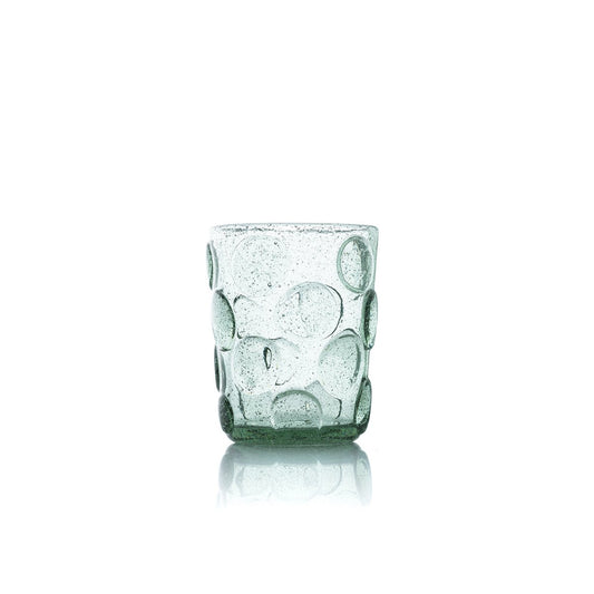 Frosted Glass Water Glass – Aqua Dot Design