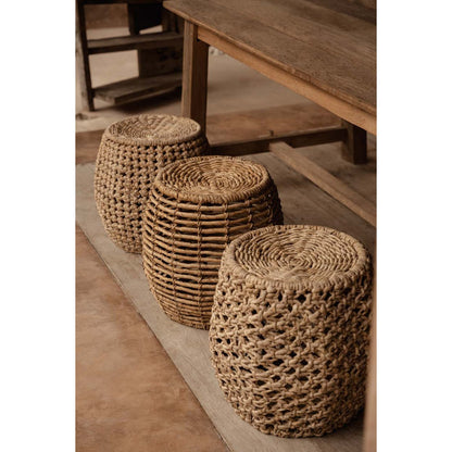 Banana Leaf Stool - Natural Accent Piece