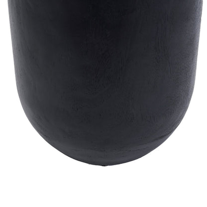 Suar Wood Stool - Black Accent Stool for Modern Interiors