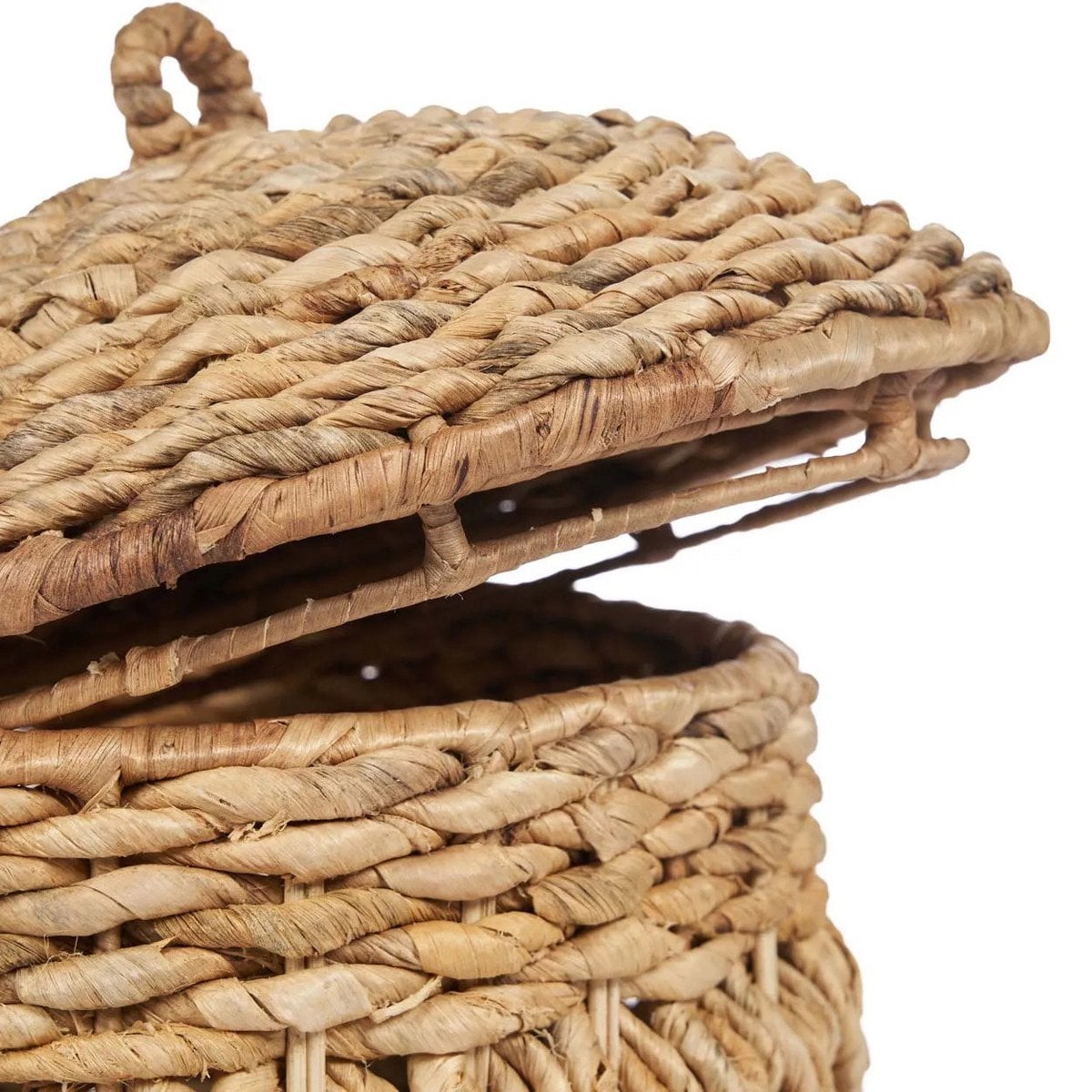 Banana Leaf Storage Basket - Natural Woven Basket for Home Organization - M