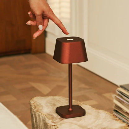 Bronze Rechargeable Table Lamp – Cordless Dimmable Accent Light