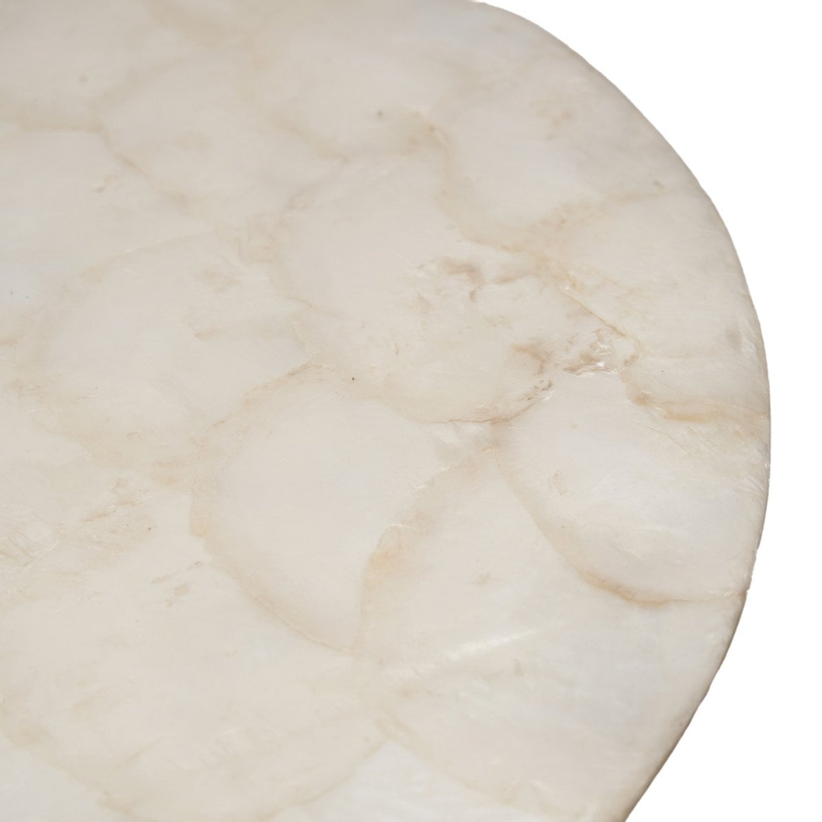 Mother of Pearl Coaster - Handmade Natural Shell Drink Coaster, White