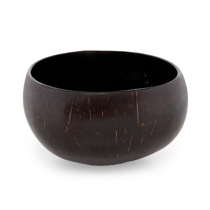 Coconut Food Bowl - Natural Black Tropical Bowl