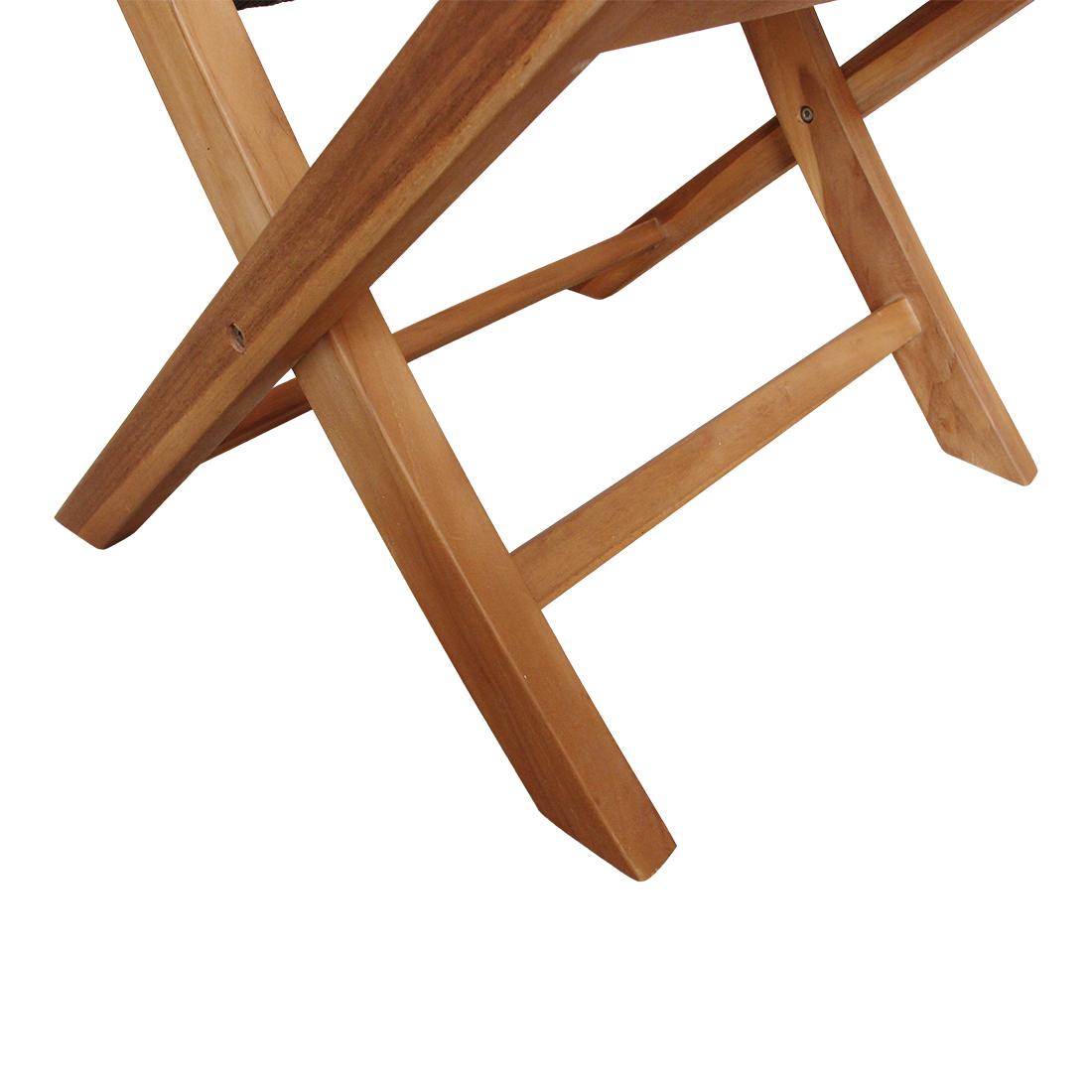 Rope folding garden chair green