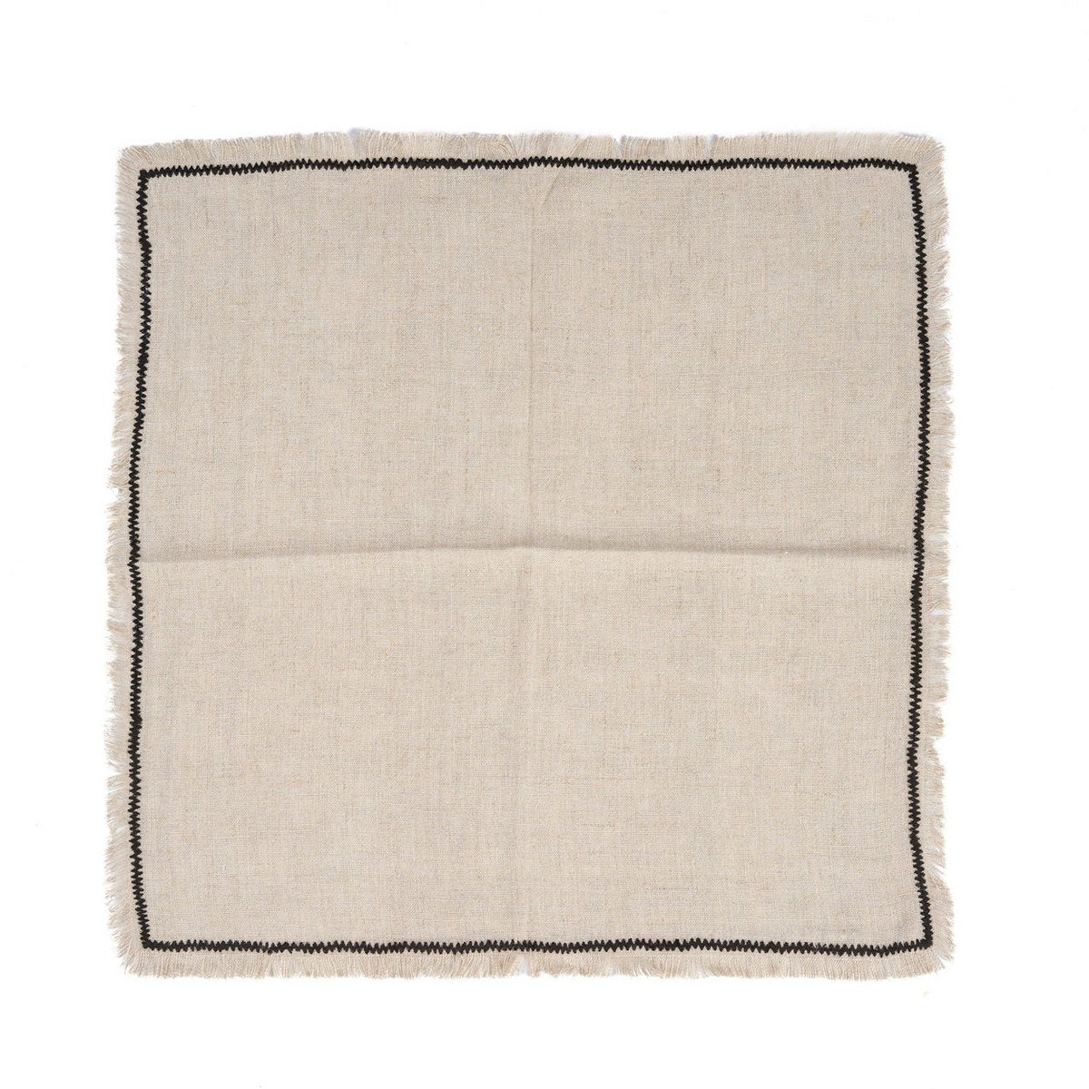 The Tuscany Napkin - Natural Black - 45x45