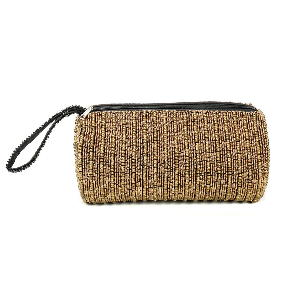 Gold Pencil Case | Makeup Brush Holder
