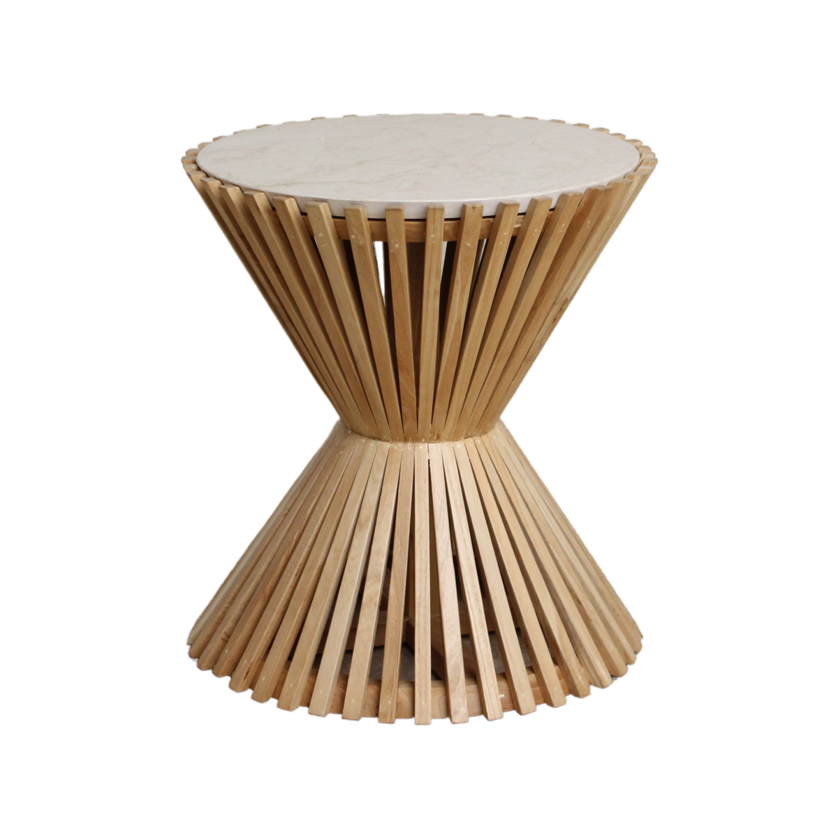 Infinity side table Hourglass