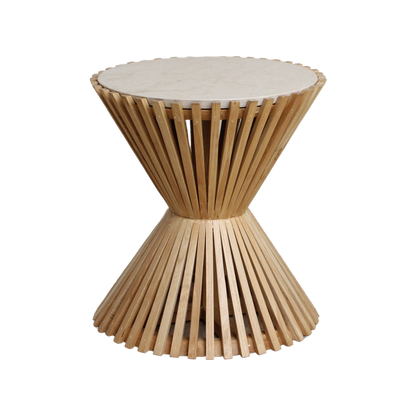 Infinity side table Hourglass