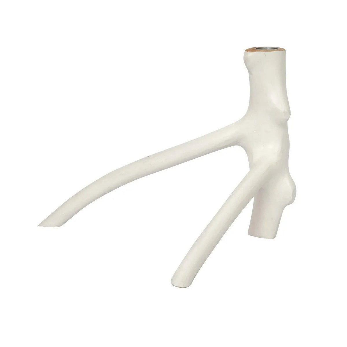 White Twig Candle Holder - Triple Candle Design