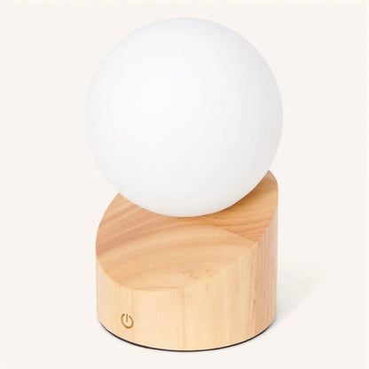 Morris Light Brown Rechargeable Lamp | Stylish, Cordless & Sustainable Design