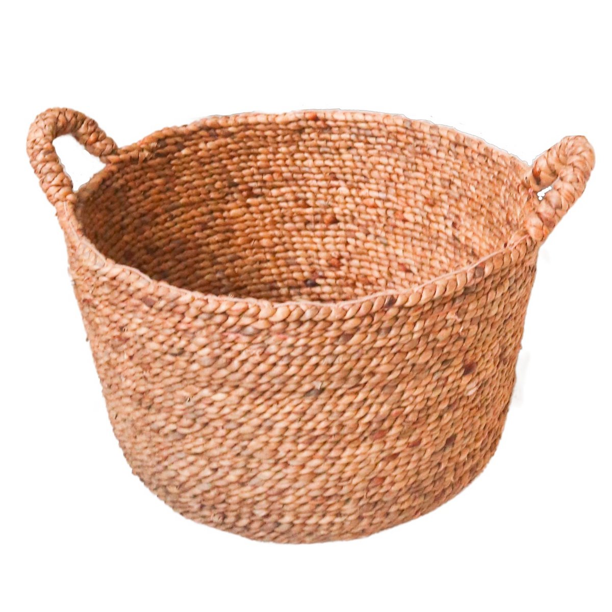 Water Hyacinth Storage Basket – Laundry, Plant, or Toy Basket, 3 Sizes