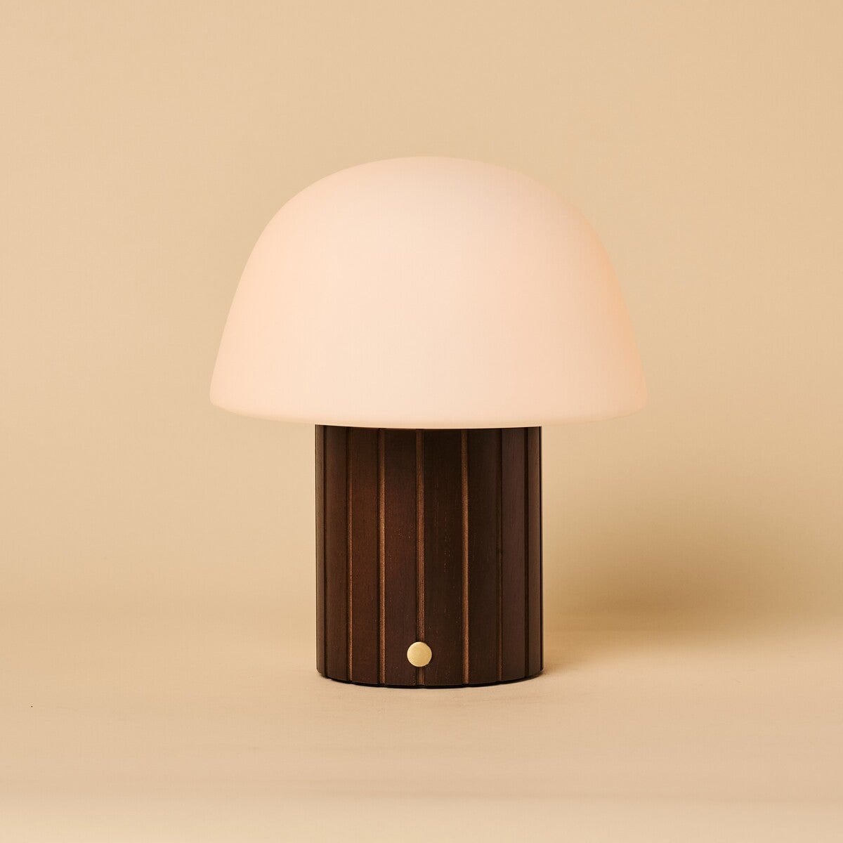 Dark Brown Rechargeable Table Lamp | Dimmable, Modular & 3 Colors