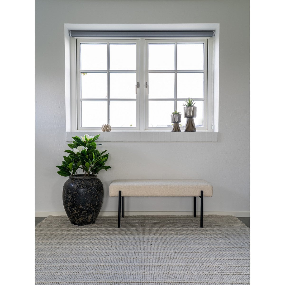 Dehli Rug - Rug, hand woven, ivory, 160x230 cm