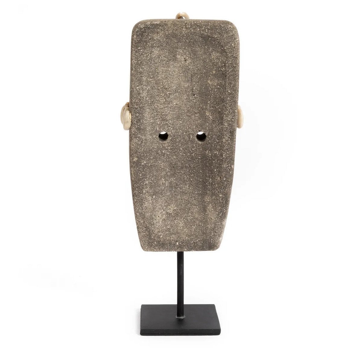 Sandstone Sculpture on Stand - Hand-Carved Sumba Stone Decor