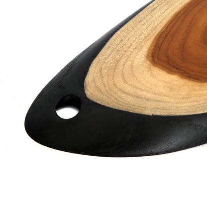 Teak Tapas Plate - Large Wooden Serving Dish for Appetizers